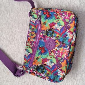 Kipling Aloha Grove Purple Purse
